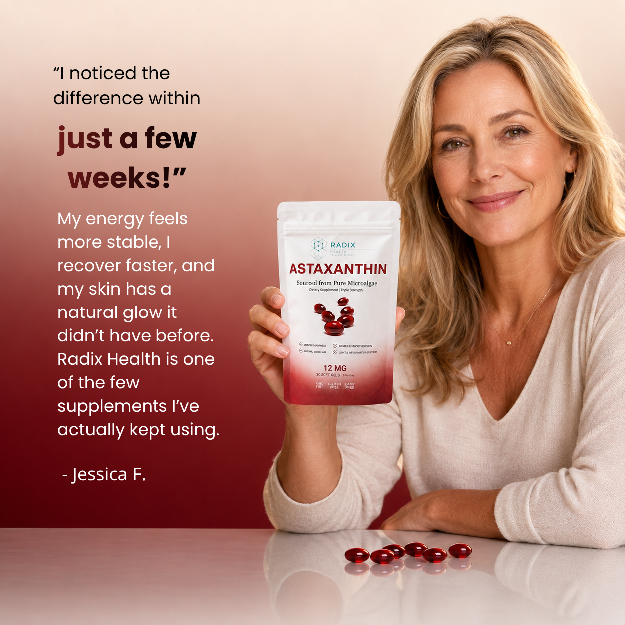 Age On Your Terms | Astaxanthin 12mg