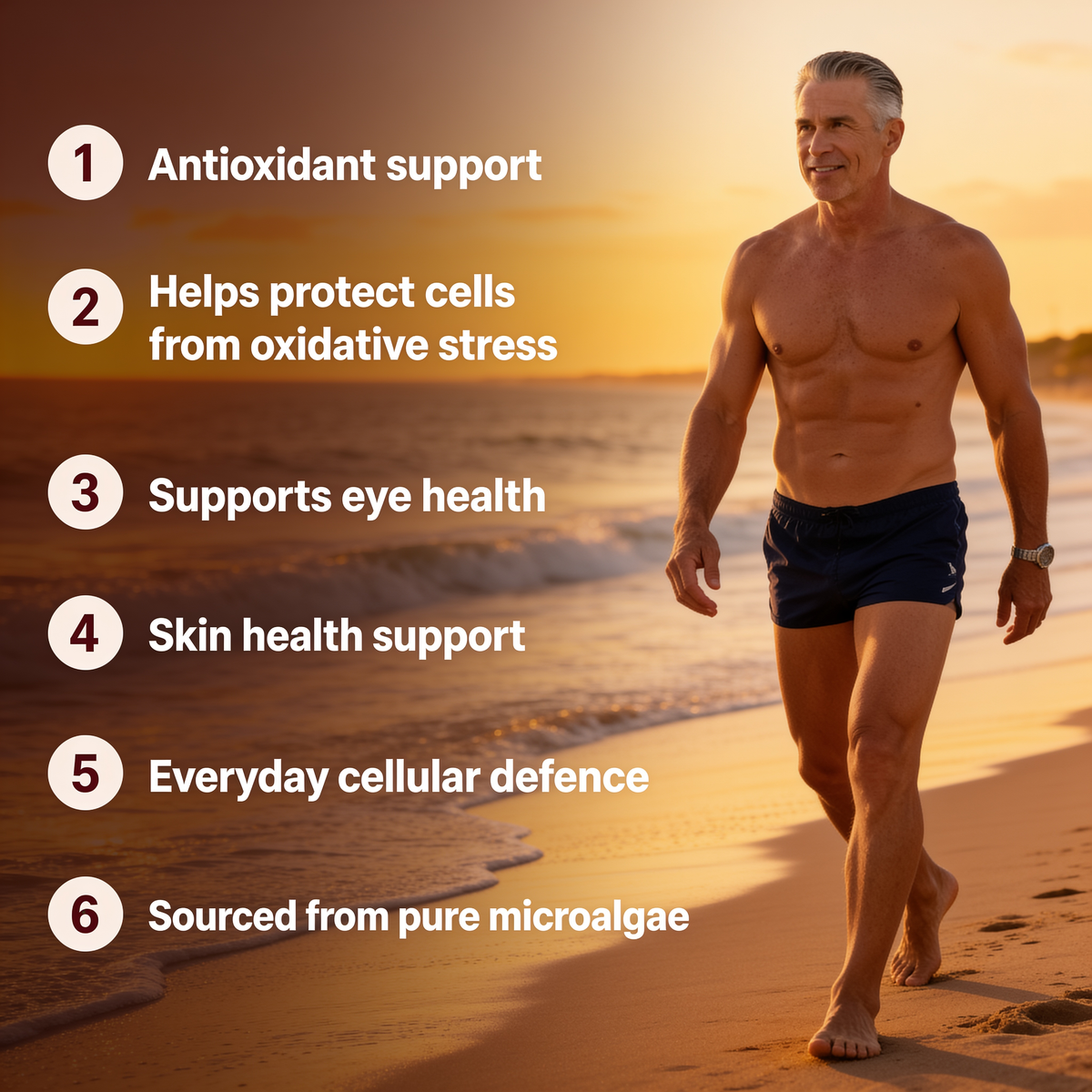 Rebalance Your Body From the Inside — Pure Astaxanthin 12mg